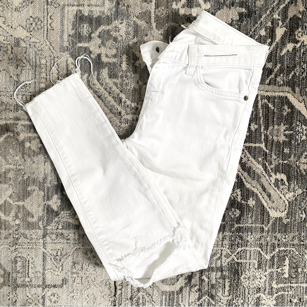 Current/Elliott Ripped Skinny Jeans “The Stiletto”